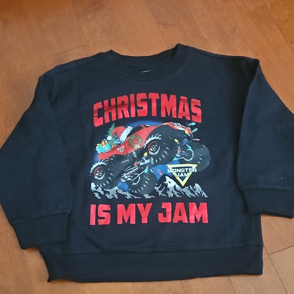 Nwt Boys Monster Jam Sweatshirt